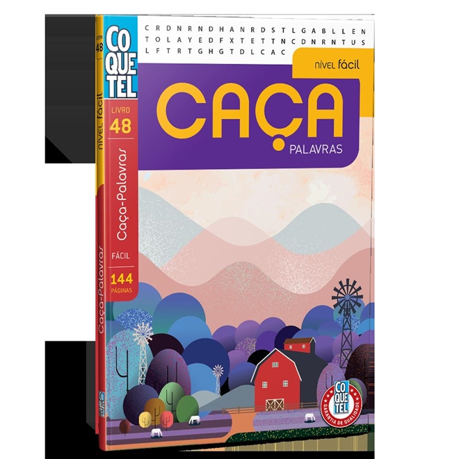 Livro Coquetel Caça Palavras Super nível fácil Ed 06