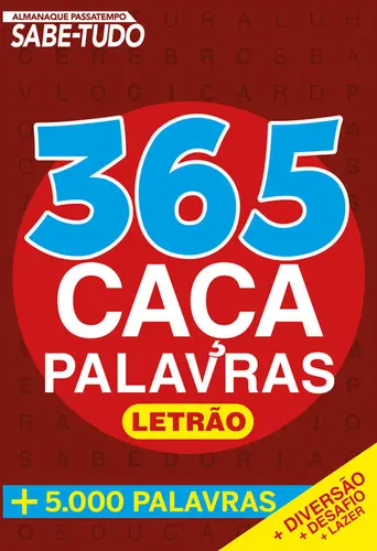 Almanaque Passatempo: Sabe tudo 365 Caça Palavras