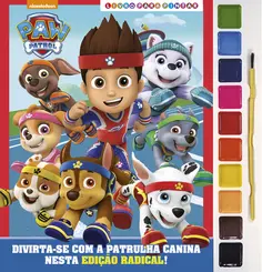 Patrulha Canina Livro para Pintar com Aquarela