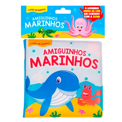 Amiguinhos Marinhos Livro de Banho
