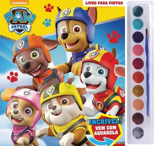 Patrulha Canina livro para pintar