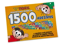 Turma da Mônica Prancheta para Colorir com 1500 Adesivos