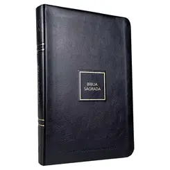 Bíblia Sagrada Nvt ( Luxo Preta e Dourado )