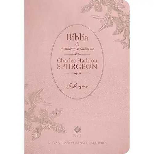 Biblia de Estudo e Sermões Spurgeon ( Rosé )