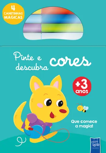 Pinte e Descubra Cores: Canguru