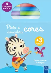 Pinte e Descubra Cores: Zebra