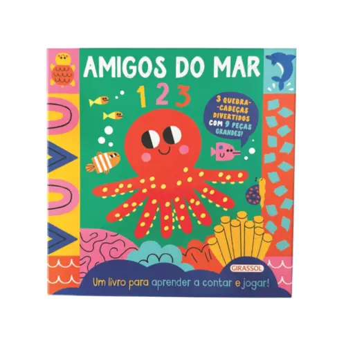 Quebra-Cabeça em Ação: Amigos do Mar 1 2 3