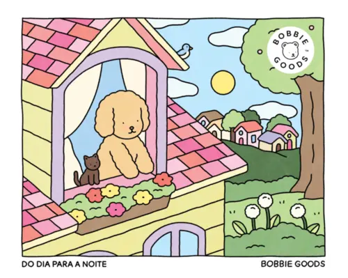 Do Dia Para a Noite Livro Oficial para Colorir Bobbie Goods