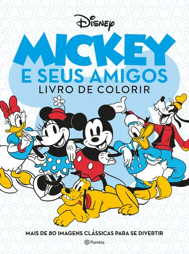 Mickey e seus amigos Livro de colorir