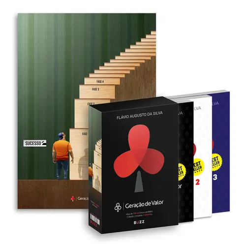 BOX GERAÇÃO DE VALOR - ESCADA (volumes 1, 2, 3 + pôster exclusivo escada)