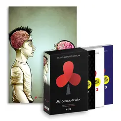 BOX GERAÇÃO DE VALOR - CÉREBRO (volumes 1, 2, 3 + pôster exclusivo cérebro)