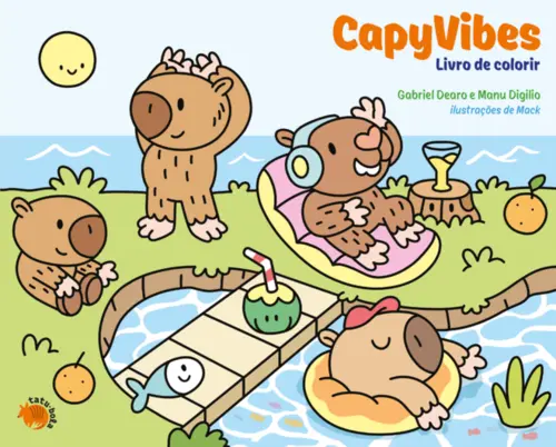 CapyVibes: Livro de Colorir