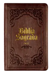 Bíblia Sagrada Slim ACF, Luxo, Couro-Soft, Marrom