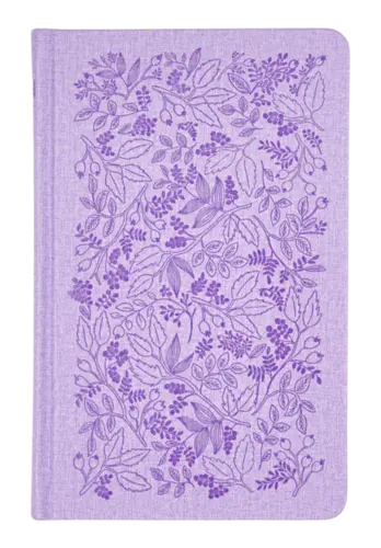 Bíblia Sagrada Slim ACF, Luxo, Couro-Soft Sobre Capa Dura, Lavanda, Jardim