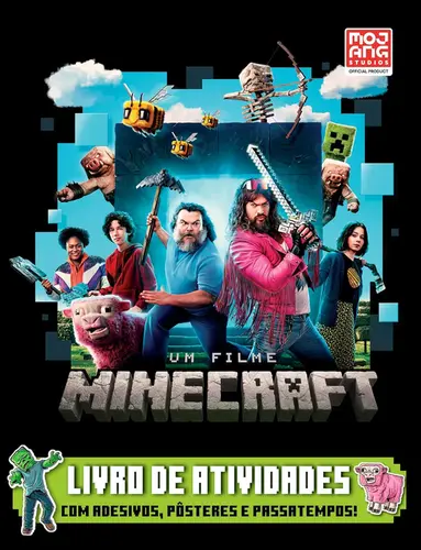 Um Filme Minecraft Livro Oficial de Atividades
