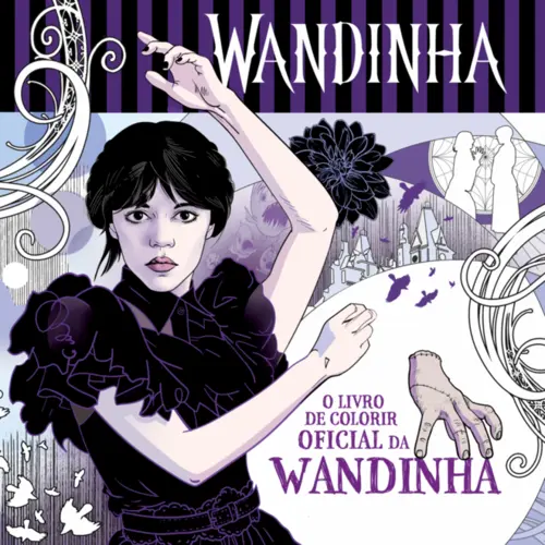O Livro de Colorir Oficial da Wandinha