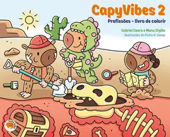 CapyVibes 2: Profissões - Livro de colorir