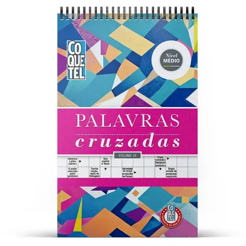 Coquetel espiral palavras cruzadas Vol 18: Nível médio mantenha seu cérebro ativo com o desafio definitivo em palavras!