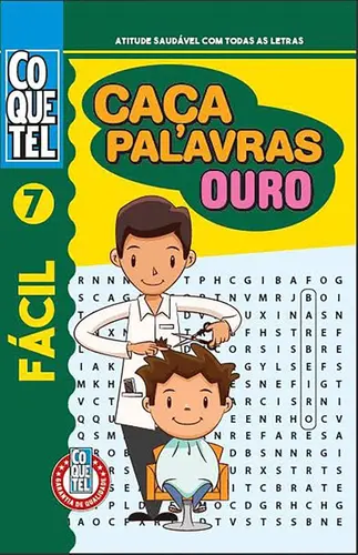 Coquetel caça-palavras ouro 7 nível fácil