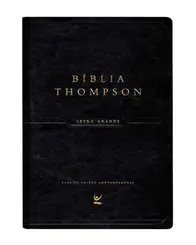 Biblia Thompson AEC: Letra grande (capa luxo preta pu com indice)
