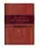 Biblia Thompson AEC: Letra grande capa luxo marrom claro e escuro com índice