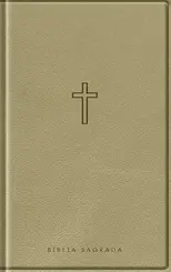 Biblia sagrada NAA: Slim bege
