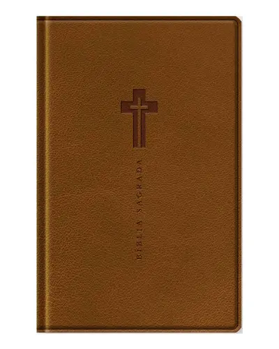 Biblia sagrada NVI: Letra grande marrom