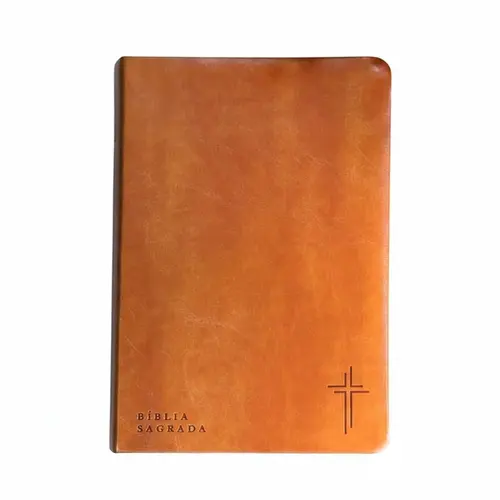 Biblia sagrada NVT: Letra grande marrom