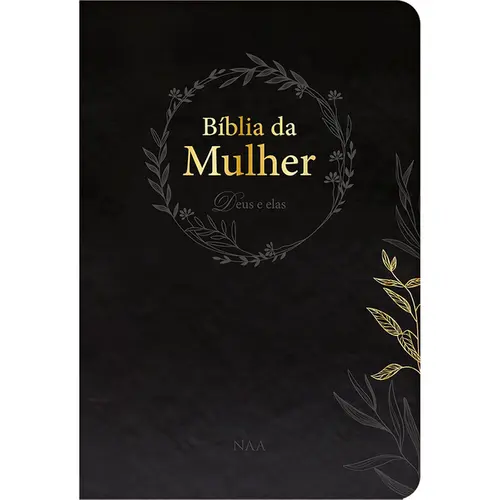Biblia da mulher Deus e elas (capa preta)