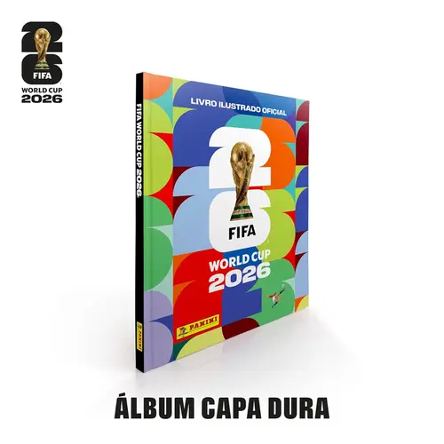 Copa do Mundo 2026 Álbum de Figurinhas Capa Dura FIFA WORLD CUP 2026