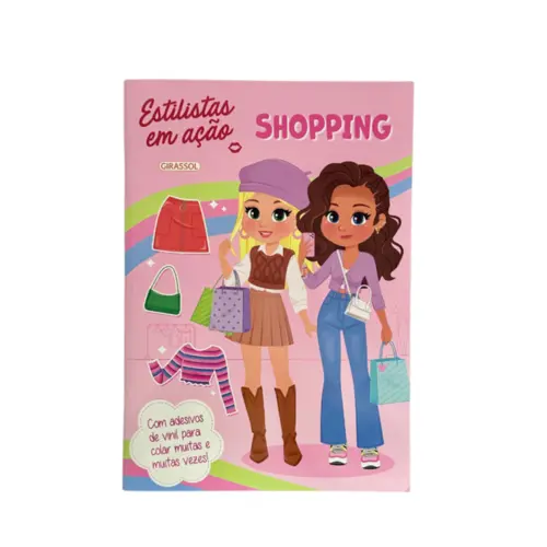 Estilistas em ação: Shopping (Com adesivos de vinil para colar muitas vezes!)