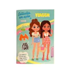 Estilistas em ação: Viagem (Com adesivos de vinil para colar muitas vezes!)