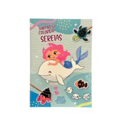 Surpresa colorida: Sereias (Raspe para descobrir as cores escondidas nos adesivos!)