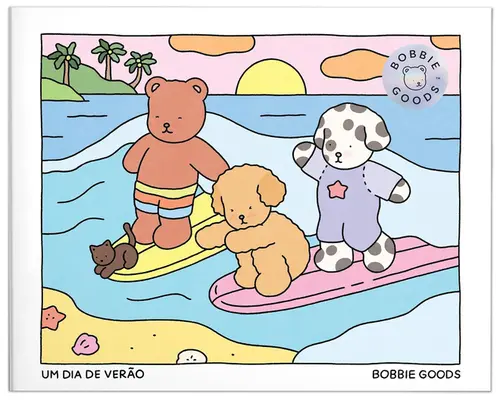 Um dia de verão (Summer Break) Livro de colorir oficial Bobbie Goods