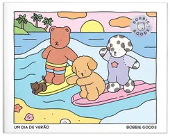 Um dia de verão (Summer Break) Livro de colorir oficial Bobbie Goods